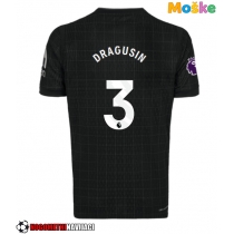 Moške Nogometnih dresov Tottenham Hotspur Radu Dragusin #3 Gostujoči 2025-26 Kratki rokavi